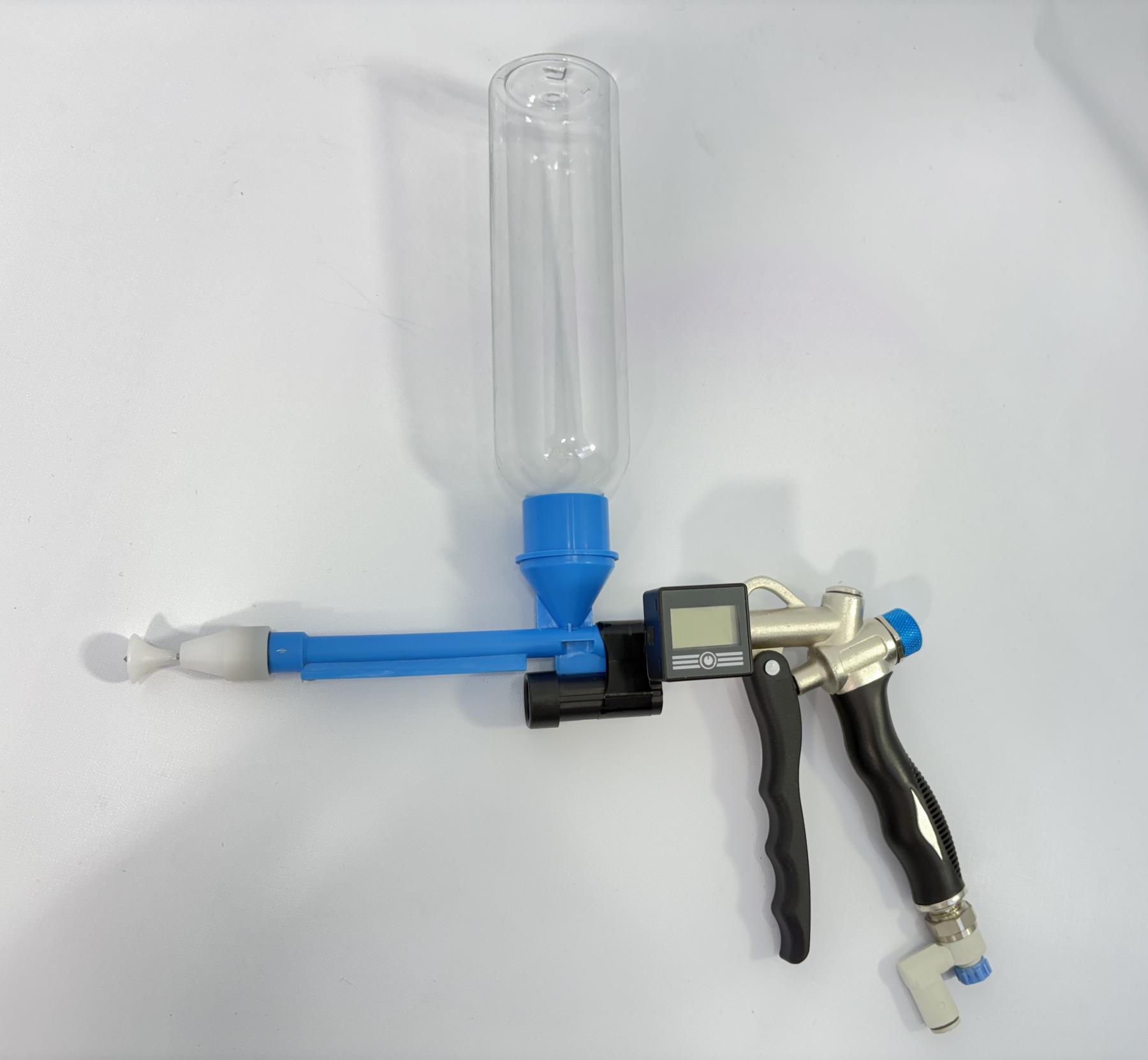 Powder-coating electrostatic spray gun Powder-coating electrostatic spray gun