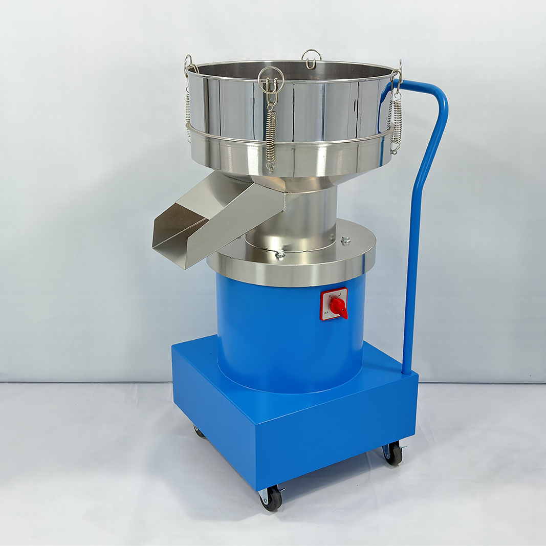 Low-vibration powder sieve machine