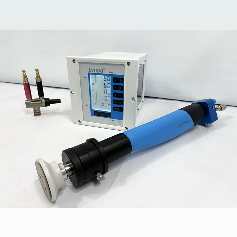 Powder coating gun with rotary cup function Powder coating gun with rotary cup function