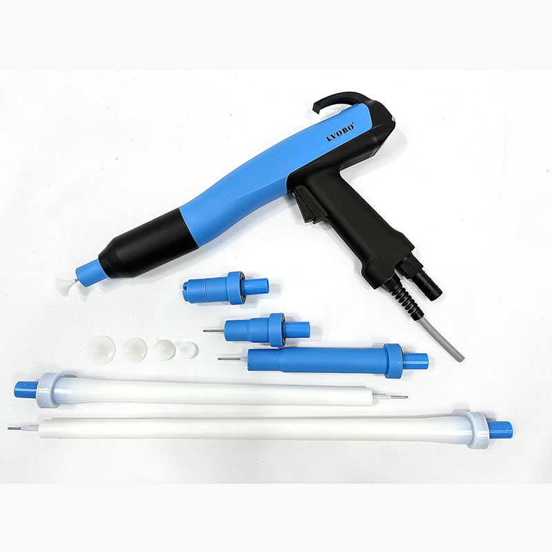 vibrating type powder supply bucket spray gun vibrating type powder supply bucket spray gun