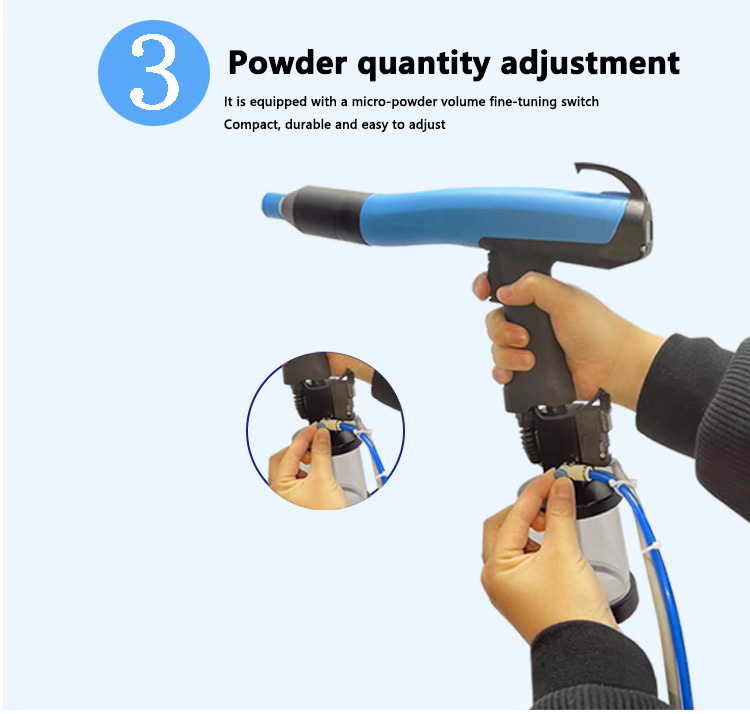 Portable Laboratory Electrostatic Powder Spray Gun Portable Laboratory Electrostatic Powder Spray Gun