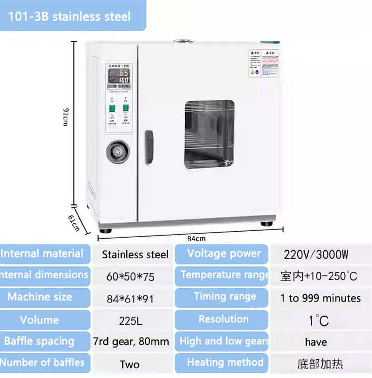 Small drying oven with adjustable temperature Small drying oven with adjustable temperature