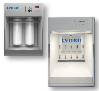 University laboratory powder spraying table