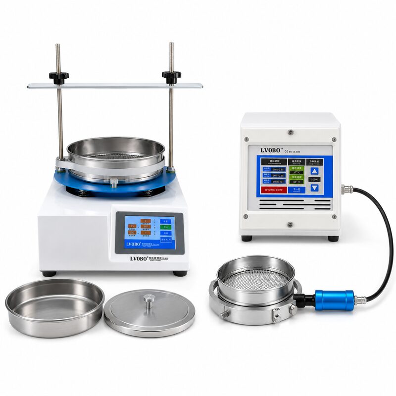 Laboratory test sieve shaker accessories ultrasonic generator transducer sieve receiver pan and lid